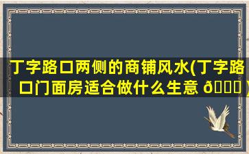 丁字路口两侧的商铺风水(丁字路口门面房适合做什么生意 🐈 )